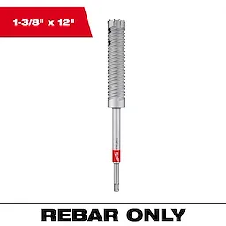 Rebar Cutter Image Reel, 1-3/8 inches by 12 inches, displayed with "REBAR ONLY" label prominently at the bottom.