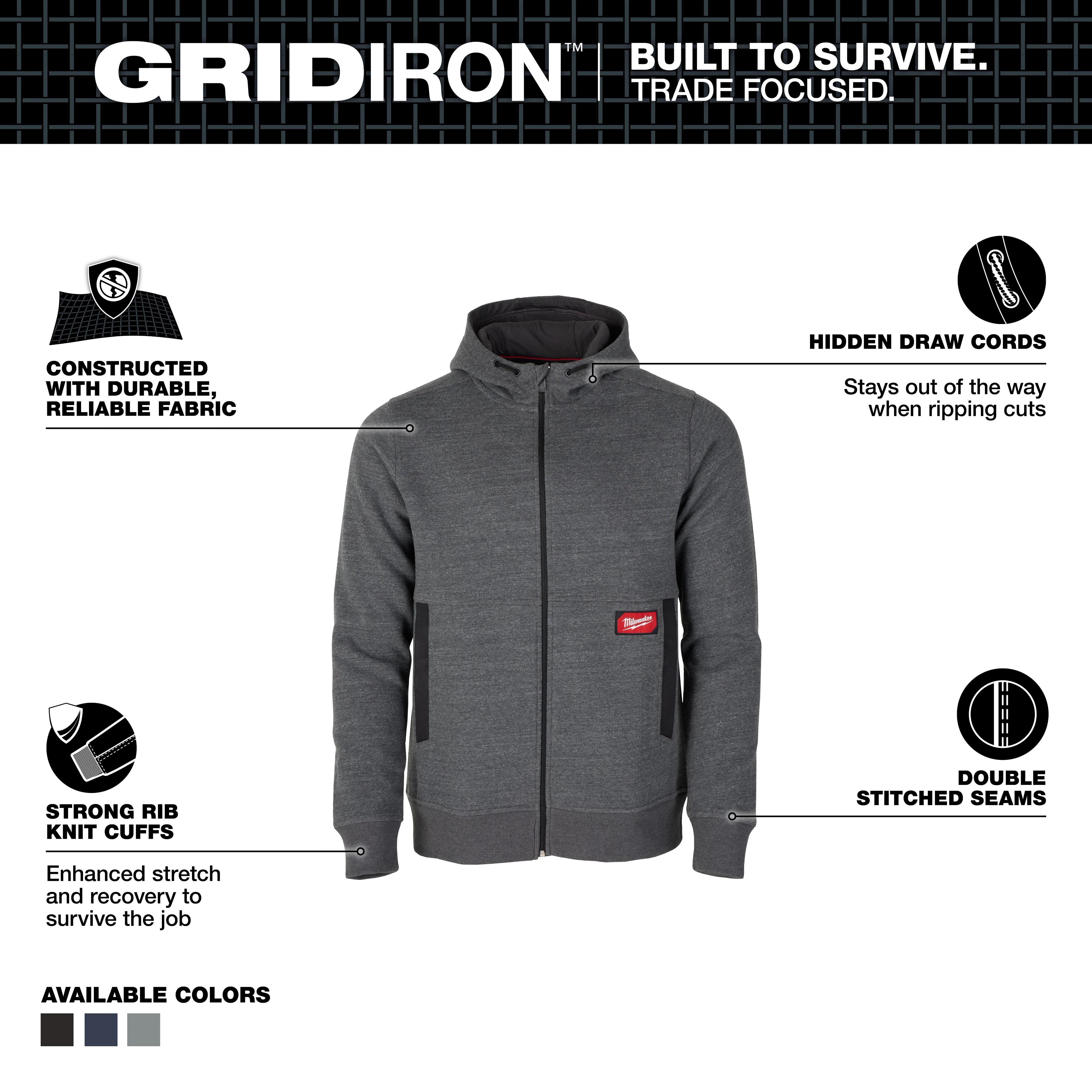 GRIDIRON™ Full-Zip Hoodie