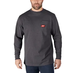 602G, 602GS, 602GM, 602GL, 602GXL, 602GXXL, 602G3XL - Long Sleeve Heavy Duty Pocket T-Shirt