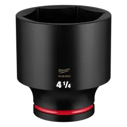 SHOCKWAVE Impact Duty 1" Drive 4-1/4" Deep 6 Point Socket standing upright on a plain background.