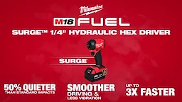 M18 FUEL™ SURGE™ 1/4" Hex Hydraulic Driver
