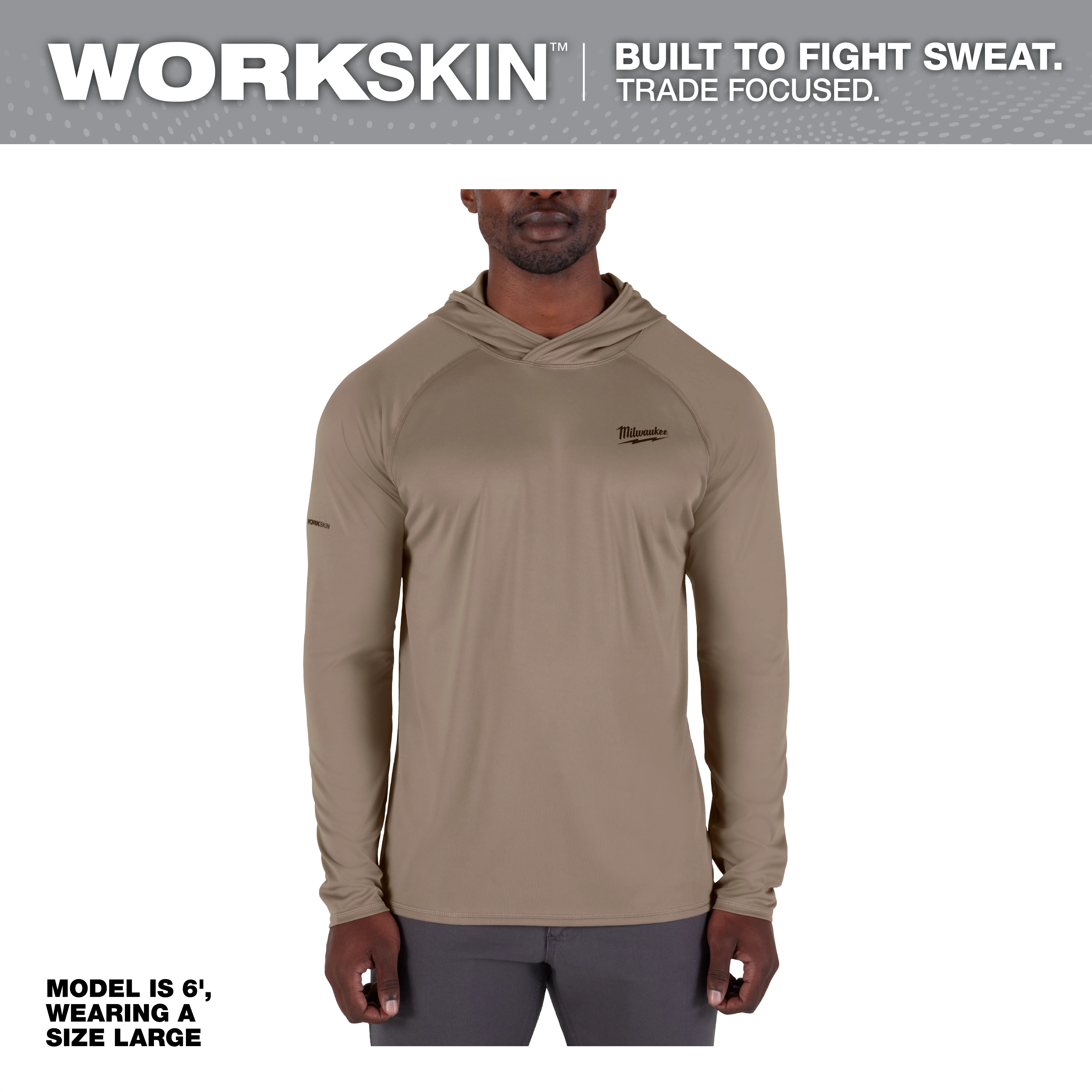 WORKSKIN SUN SHIRT - SANDSTONE