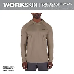WORKSKIN SUN SHIRT - SANDSTONE