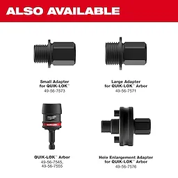 2PK Large Thread Pin Adapters for QUIK-LOK™ Arbors