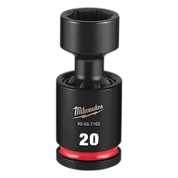 SHOCKWAVE Impact Duty 1/2" Drive 20MM Standard Swivel Socket standing upright on a plain background.