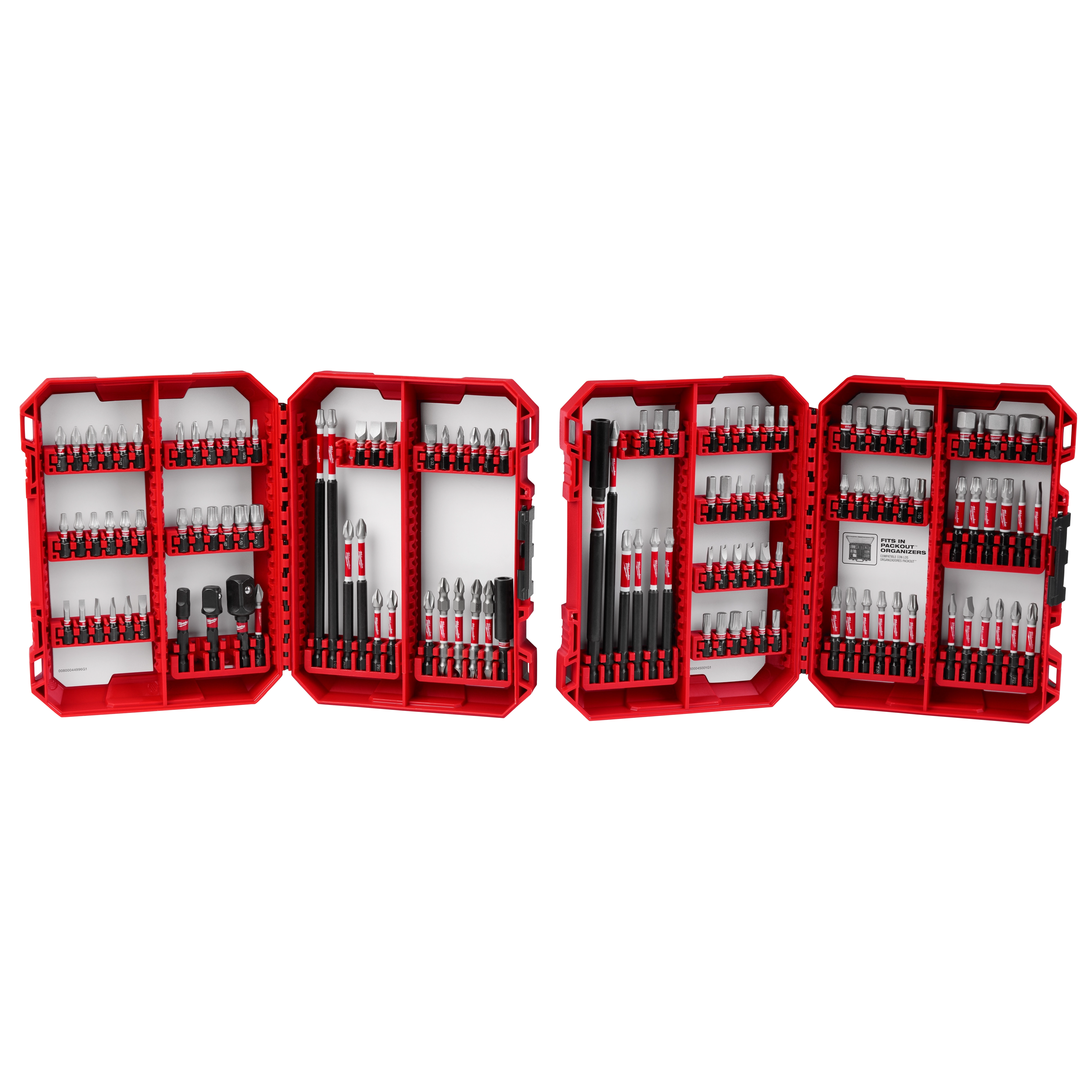 SHOCKWAVE™ Impact Duty Driver Bit Auto Set – 124PC | Milwaukee Tool