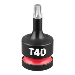 SHOCKWAVE Impact Duty 1/2" Drive 2" Torx T40 Bit Socket standing upright on a plain background.