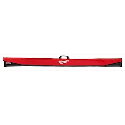 Milwaukee REDSTICK Digital Level with PINPOINT Measurement Technology in a long, red carrying case with a black handle.