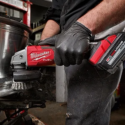 MILWAUKEE 2889-20 M18 FUEL™ 4-1/2" / 5" Variable Speed Braking Grinder with Slide Switch Lock-On - Latest Model 28 MILWAUKEE 2889-20 M18 FUEL™ 4-1/2" / 5" Variable Speed Braking Grinder with Slide Switch Lock-On - Latest Model -Wise Line Tools Sales Shop 2889 enhancedcontent images right image