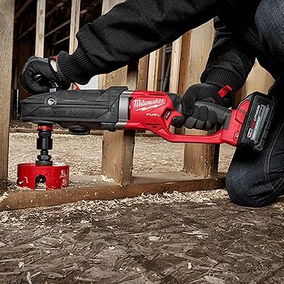 M18 FUEL SUPER HAWG Right Angle Drill w QUIK LOK Milwaukee Tool