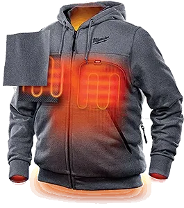 Hoodies with shop heaters