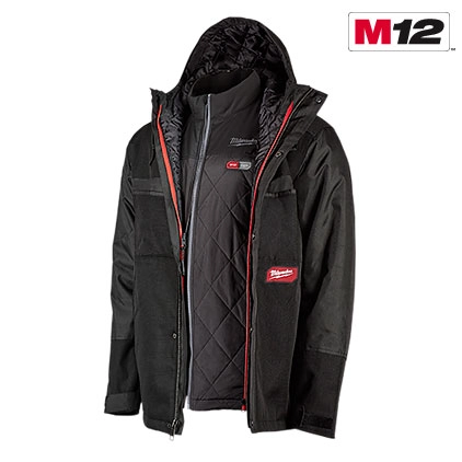 M12 Heated AXIS Layering System with AXIS GRIDIRON Work Shell Milwaukee Tool