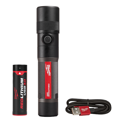 Redlithium™ USB 1100L Twist Focus Flashlight