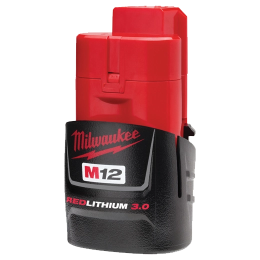 BATTERIA 12v 3ah per Milwaukee m12 BSD m12-18 jssp c12 PC m12 CID m12 ciw14 