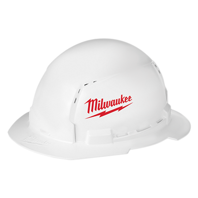 Full Brim Vented Hard Hat with BOLT™ Accessories  – Type 1 Class C (Small Logo)