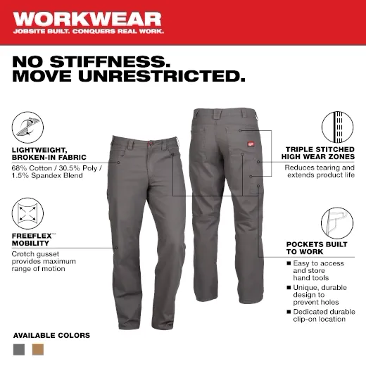 Heavy Duty Flex Work Pants Milwaukee Tool