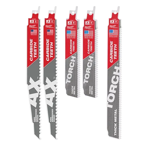 SAWZALL® Carbide Demolition Wood and Metal Cutting Reciprocating Saw