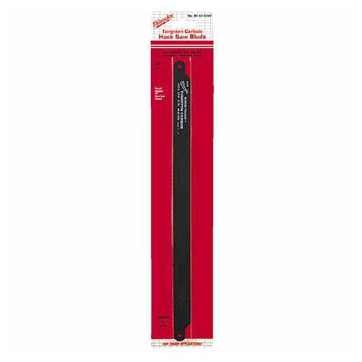 Carbide hacksaw outlet blades