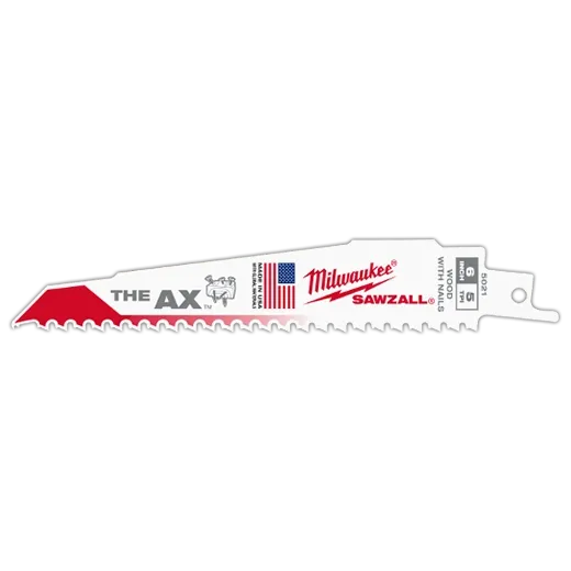 6" 5 TPI The Ax™ Sawzall® Blade (25 Pk)