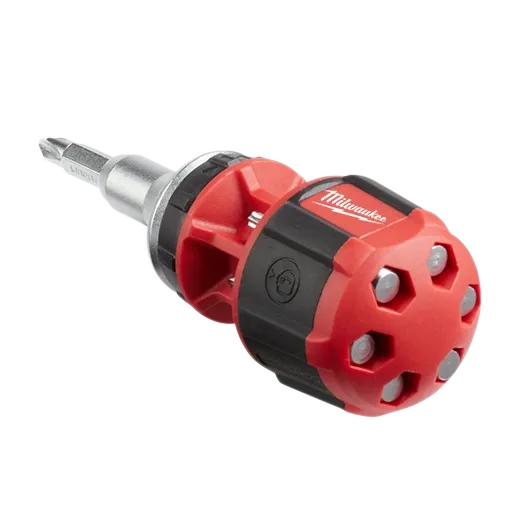 8in1 Compact Ratcheting MultiBit Screwdriver Milwaukee Tool
