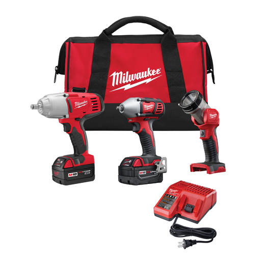 Kit D'outil à Rivets Sans Fil Milwaukee M18 FUEL - 18V, 2 Batteries