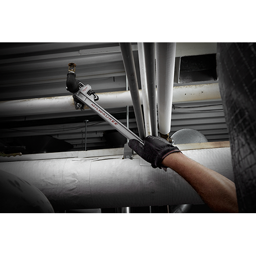 Milwaukee 14 In. Aluminum Pipe Wrench With Power Length Handle 48-22-7215 - The Home Depot - Foto 3