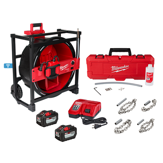 Chaîne serpentine à vitesse élevée M18 FUELMC pour les tuyaux de 1-1/2 ...